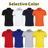 Personalizado para camisa polo com gola de lapela moda verão topo impresso bordado roupas de trabalho dos homens bordados diy 240401