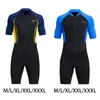 Wetsuits Drysuits Mens Shorty Wetsuit Piece Front Zip 1.5Mm Sunproof Diving Suit For Swimming 240315 Drop Delivery Sports Outdoors Wat Otemk