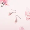 Baumelnde Ohrringe, besondere runde Form, Steinmuster, Tropfen für Frauen und Mädchen, hübsche glänzende Geschenke, echter 925er-Sterlingsilber-Stil
