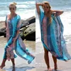 Été femmes Sexy Robe de plage tunique paréos Sarong maillots de bain caftan Robe d'été dames nager Bikini couvrir 240318