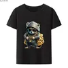 Individualitet Cartoon Local Tyrant Animal Modal Print T Shirts Women Men shortsleev Creative Eesthetic Trending Y2K kläder 240401