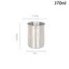 Tumblers 1 stück Edelstahl Bier Becher Kaffee Tee Wein Milch Tumbler 150 ml/250 ml/370 ml Tragbare reise Büro Wasser Tasse Trinkgeschirr