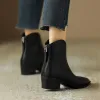 Botas New Women Feminino Botas Casual PU Women Shoes 2023 Primavera Autumn Botas modernas