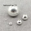 その他のジュエリーその他の925スターリングシルバープレーンシームレスラウンドボールビーズ2mm 2.5mm 3mm 4mm 5mm 6mm 7mm 8mm 10mm 12mm 14mm 16mm