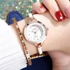 Armbandsur Relogio Feminino Fashion Bangle Watch Women Casual Simple Watches Waterproof Quartz Wrist Lady Girl Gift Female Clock