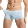 Cuecas 1 pc sexy homens cintura baixa roupa interior bulge bolsa boxers shorts ultra fino respirável calcinha lingerie homem briefs