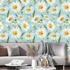 Wallpapers Chrysant Geschild En Geplakt Home Decor Zelfklevend Behang Woonkamer Studeerkamer Slaapkamer Muurstickers Decoratie