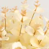 Fleurs décoratives 47CM plante artificielle 5 fourchettes paquet feuille d'eucalyptus argent herbe Guide de route de mariage décoration de la maison