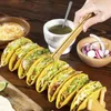 Piatti Messico Tacos Supporto Stand Rack Vassoio Piatto Torta Materiale Dropship