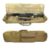 Väskor Militär dubbelgevärpistolpåse ryggsäckfodral för M249 M4 M16 AR15 G36 Airsoft Carbine Carrying Bag Fall för jakt