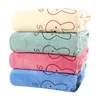 Towel Ultra Fine Fiber Printed Bath Absorbent And Quick Drying Beach Matted Thickened Soft Home Bathroom