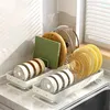 Kitchen Storage Rack Stainless Steel Pull Out Bowl Dish Built-in Bowls Partition Sink Cabinet Tableware Holder Practical Nordic