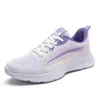 Chaussures de course maille hommes femme noir rouge blanc violet rose baskets fond souple femme chaussures baskets antidérapantes respirantes