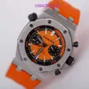 Mentille AP Wrist Watch Royal Oak Offshore 26703st Mens Sports Watch Precision Steel Orange Automatic mécanique Swiss Swiss World Fammer Business Dress Watch Fashion