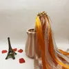 Dekoracja imprezy koronkowa wstążka ozdobna różdżki z Gold Bell Fairy Stick Twirling Streamery Prop