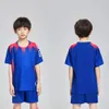 Criança Futebol Jerseys Define Meninos Meninas Camisas de Futebol Sportswear Juventude Crianças Uniformes de Treinamento de Futebol Fatos com Meias 240315
