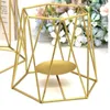 キャンドルホルダーSV-Nordic Golden Wrought Iron Holder Wedding Props Home Decoration Bedroom Crafts