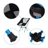 Lichtgewicht compacte opvouwbare campingrugzakstoelen Draagbare opvouwbare stoel voor buitenstrandvissen Wandelen Picknickreizen 240327