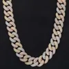 Diamant Custom Miami Cuban Real Hip Hop Jewelry 1mm Iced Out Cuban Link Real VVS Moissanite Chain för indisk tillverkare