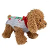 Hundklädsel Fashionabla Pet Christmas Warm Sweater Xmas Parties Costume Decor for Dogs Valpar Katter