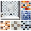 Adesivi murali Adesivo per mosaico autoadesivo fai-da-te Piastrelle per alzatina per cucina Bagno Decorazioni per la casa 6/1 pezzi