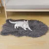 Tapis en peluche pour animaux de compagnie | Vêtements pour chiens |Coussin de Cage de lit moelleux, couverture douce pour chat, couchage d'hiver pour un sommeil réparateur, Look à la mode