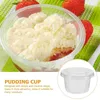 Disposable Cups Straws 50pcs Food Bowls Takeout Porridge Packing With Lid