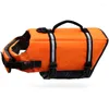 Hundkläder Life Jackets Reflekterande justerbara västar för simning av båtliv Canoing Pet Safety Saver Preserver Floatation Vest