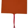 Cobertores Almofada de marca Aquecimento rápido Laranja Silicone Versátil com suporte adesivo 0,4 W / cm² 12V / 24V 150mm Linha Cobertor elétrico