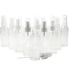 Vorratsflaschen 20 Stück 10 ml 30 ml 50 ml 60 ml 100 ml transparentes leeres Glas Kunststoffspray Mini nachfüllbare Kosmetikbehälter