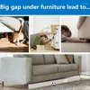 Cubiertas de silla Muebles de juguete Protectores inferiores debajo del sofá ajustable para Gap Bumper Stop Things Going Sofá