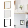 Frames Image Cadre pour les fleurs séchées Décoration de table profonde Box Box Art