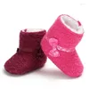 Зимние сапоги для новорожденных, зимние ботинки на мягкой подошве, теплая обувь для кроватки для маленьких мальчиков и девочек, От 0 до 18 месяцев, Прямая доставка, дети для беременных, Ot6Ln