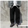 Mens Pants 2023 Spring Fashion Classic Brand Men Wide Legs Casure Corduroy Overalls High Street Hip Hop Superior Quality Trousers Drop Dhiyf