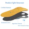 Insole For Shoes Leather Ortic Insoles Flat Feet High Arch Support Orthopedic Sole Fit In OX Leg Corrected Insert 240321