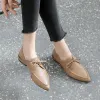 Pompe Chaussures pour femme 2023 noir avec sangles chaussures d'été pour femmes pointues pointues en cuir normal décontracté formel bas talon élégant élégant