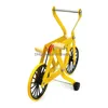 Andra fågelförsörjningar Toys 1st Intelligence Training Props Yellow Bicycle Toy Parrot Education Table Top Trick Prop for PA HomeForavor DHL1C