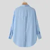 Chemisier femme respirant dame haut Chic polyvalent simple boutonnage dos boutonné doux pour les déplacements travail Style Ol Blouse