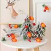 LED Strings Christmas Pinecone String Light Bell Lamp Pine Needle Decoration Color Home New Year 2022 YQ240401