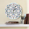 Wandklokken Kleurverloop Blok Celadon Textuur Klok Grote moderne keuken Eetkamer Ronde slaapkamer Stil hangend horloge