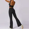 Active Sets Yoga Clothing Athletic Wear Women High Waist Leggings And Top Two Piece Set Gym Tracksuit Push Up Fitness Workout Outfits