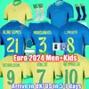 2024 Euro Puchar Brazylii Narodowa drużyna piłkarska Rodrygo Vini Jr. Neymar Jr Casemiro G.jesus P.Coutinho Home Away L.paqueta Fan Player Football Shirt Mężczyzn Męs