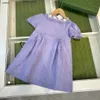 Moda kızlar elbise içi boş dantel tasarım çocuk parti dress bebek etek boyutu 110-150 cm çocuk tasarımcı kıyafetleri prenses elbise 24Mar