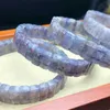 Corrente natural cordierite pulseira tratamento de cristal pedra elástica multi cor gemstone presente de aniversário das mulheres 1 peça 6x11mm q240401