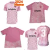 Fotbollströjor 2024 Porcinos FC Nadir Jacobo O.Coll Home Powder Color Football Shirt Short Sleeve Aldt Uniforms Drop Delivery Sport O Otway