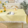 Nappe de table en coton et lin, nappe française légère de luxe, anniversaire Po blanc japonais F4U822