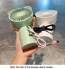 Dekoratif figürinler usb mini rüzgar enerjisi el fan rhinestones güzel şarj edilebilir uygun ve ultra sessiz taşınabilir ofis soğutucu