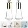 Frascos de armazenamento 2 pcs frasco conta-gotas de óleo essencial envase para perfume de viagem pequeno vidro transparente