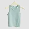 Yoga Outfits Lu Ebb Top With Chest Cushion Breathable And Quick Drying Running Sports Fitness Vest Drop Delivery Outdoors Athletic Out Otv4A