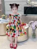 Classics Girls Robes Hollow en dentelle Design Child Dress Jupe Baby Jupe 90-160 cm Vêtements de créateurs pour enfants Robe de princesse 24MA